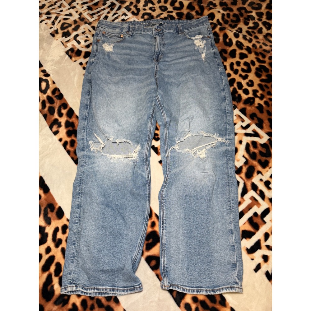 american eagle curvy straight jean